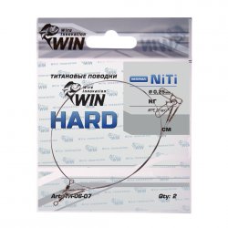Поводок WIN Hard NiTi 9кг 30см 2шт.(Россия)