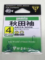 Крючки GAMAKATSU Akita Sode BU №4 22шт.(Япония)