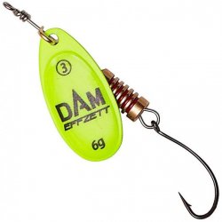 Блесна вращ. DAM Effzett Spinner Single Hook 4гр. цв.yellow 60614(Польша)