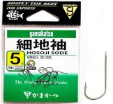 Крючки GAMAKATSU Hosoji Sode BRN №5 19шт.(Япония)
