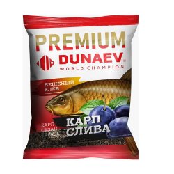 Прикормка DUNAEV-PREMIUM Карп-Сазан-Карась слива 1кг(Россия)
