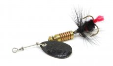 Блесна вращ. MEPPS Aglia Mouche №1 черная муха цв.черный(Франция)