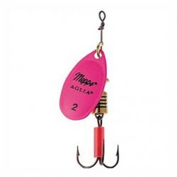 Блесна вращ. MEPPS Aglia Fluo №3 цв.розовый(Франция)