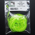 Тесьма HARELINE Flat Diamond Braid цв.chartreuse(США)