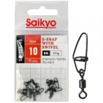 Вертлюг с застежкой SAIKYO SA-305 №5 10шт.(Япония)