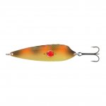 Блесна кол. KUUSAMO Kruunu 85 19гр. бусинка Cowpie цв.Ye/O/G-C UV(Финляндия)