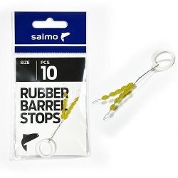 Стопор резиновый SALMO Rubber Barrel Stops 002M 10шт.арт.S900(Китай)