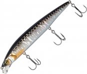 Воблер JACKALL Rerange 130 SP цв.hl silver&black(Япония)