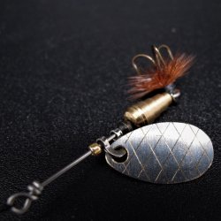 Блесна вращ. ШМАКОВКА Микроб-Х 0,8гр. цв.лат./мат.никель(Россия)