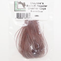 Ножки силиконовые HARELINE Chicone's Barred Micro Crusher цв.brown/clear(США)