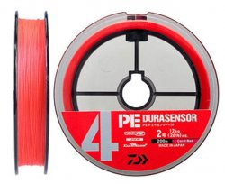 Шнур DAIWA PE Durasensor 4 Braid +Si2 CR 200м р-р 2,0, 0,235мм(Япония)