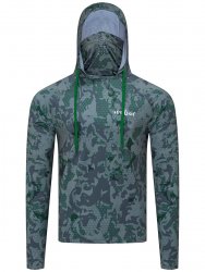 Термофутболка REDBOR Kaper Sahara Hood Mask UV 50+ цв.camo/green р-р XXL(Россия)