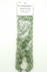 Синтетическое волокно HEDRON Magnum Grizzly Barred Flashabou цв.fluo yellow(США)