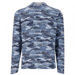 Термофутболка SIMMS BugStopper Solarflex Hoody LS цв.shroud selvedge р-р L(Китай)