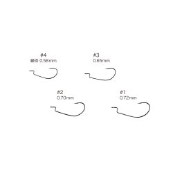 Крючки офсетные VARIVAS Hooking Master Limited Edition Light Class №4 9шт.(Япония)