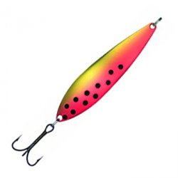 Блесна кол. KUUSAMO Lohi 95 21гр. цв.R/Ye-C(Финляндия)