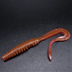 Твистер JOHNNY FISH Mad Worm 70 цв.08 6шт.(Россия)