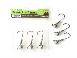 Джиг-головка ВОЛЖСКИЕ ДЖИГИ от Питерцова VMC №6/0 55гр. 3шт.(Россия)