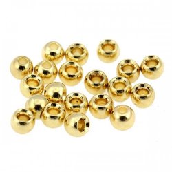 Головки латунь FLY-FISHING 4,8мм цв.золото 20шт.(Россия)