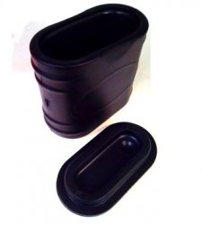 Мормышечница КОЛЕСНИК EVA с крышкой 0,35л цв.черный(Россия)