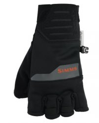 Перчатки SIMMS Windstopper Half-Finger Glove цв.black р-р L(Камбоджа)
