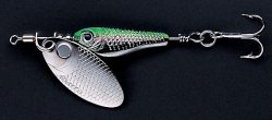 Блесна вращ. SMITH Niakis 6гр. цв.14 RBO Silver(Япония)