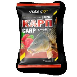 Прикормка VABIK Special Карп клубника 1кг(Беларусь)