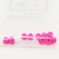 Головки вольфрам FLY-FISHING 4,6мм цв.fluo pink 10шт.(Россия)