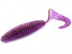 Твистер LUCKY JOHN Ultra Worm Curly 4