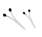 Глаза креветки HARELINE Easy Shrimp Eyes medium цв.black 10шт.(Дания)