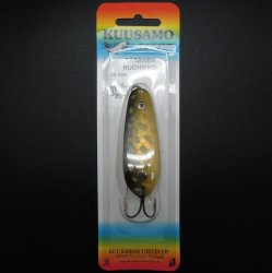 Блесна незацепл. KUUSAMO Rasanen 70 10гр. цв.Ye/GR-C UV(Финляндия)