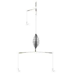 Оснастка донная кормушка 45гр. крючок 3шт. №6(Россия)