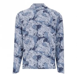 Термофутболка SIMMS SolarFlex Hoody LS цв.back eddy albacore р-р M(Камбоджа)