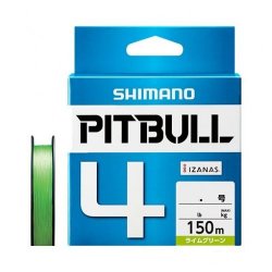Шнур SHIMANO Pitbull 4 PE цв.lime green 150м р-р 1,2, 0,185мм(Япония)