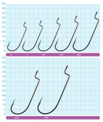 Крючки офсетные OWNER 5101 №5/0 5шт.(Япония)