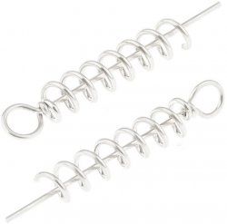 Спираль для крепления мягких приманок KUJIRA 480 Ni 1,0*6*45 5шт.(Китай)