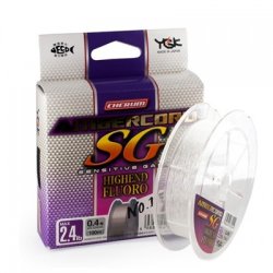 Леска YGK Highend Fluorocarbon 100м р-р 0,6, 0,128мм(Япония)