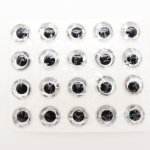 Глаза эпокс. FLY-FISHING 8мм цв.серебро 20шт.(США)