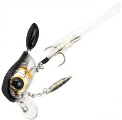 Воблер JACKALL Micro Tappy 54 F цв.hl silver&black(Япония)