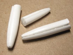 Заготовка для поппера METZ Pencil Popper Bodies Hard 1 цв.white 10шт.(США)