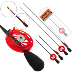 Удочка зимняя AKARA Ledeer N с катушкой fast teleskop 3-сост.HFT-3N(Россия)