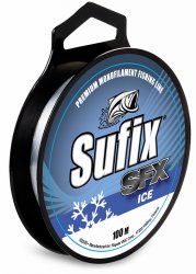 Леска SUFIX SFX Ice цв.clear 100м 0,14мм(Финляндия)