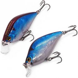 Воблер KOSADAKA 3D Flat Crank 55 F цв.BLU(Китай)