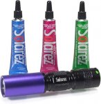Фонарик+лак SOLAREZ Roadie Kit 3 pack Mini UVA FlashLight(США)