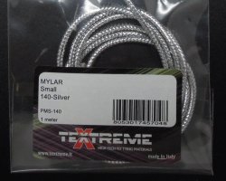 Трубка плетеная TEXTREME Mylar Small цв.140 silver(Италия)