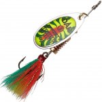 Блесна вращ. DAM Effzett Standart Spinner Dressed 3гр. цв.fire shark 60534(Польша)