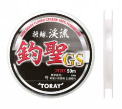 Леска TORAY Keiryu Chosei GS S75T Fluoro 50м р-р 0,6 0,128мм(Япония)