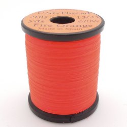 Нить монтажная UNI вощёная 6/0 цв.fire orange(Канада)