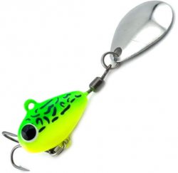 Тейл-спиннер UF STUDIO Hurricane 35гр. цв.gria lime(Россия)