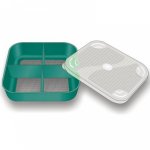 Контейнер для насадки STONFO с крышкой 4 отд.сито арт.57R(Италия)